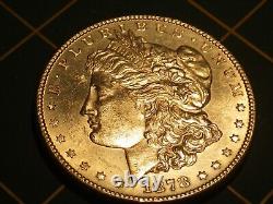 1878s Morgan Silver Dollar-gem / Ms+++++bu/lustrous Condition-premium Valued