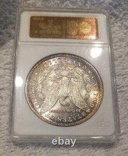 1879-S $1 Morgan Silver Dollar MS-65 Old ANA Holder Gem+ Purple & Gold Hue's