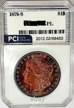 1879-S Morgan Dollar Gem BU ++ PL Gorgeous Toned Proof-like