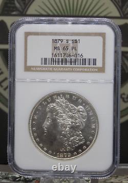 1879 S Morgan SILVER Dollar $1 NGC MS65 PL #016 PROOF LIKE GEM Uncirculated