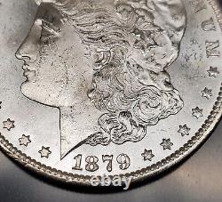 1879 S Morgan Silver Dollar BU UNCIRCULATED BLAST WHITE GEM