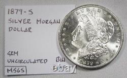 1879-S Silver Morgan Dollar GEM UNC AL675