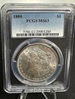 1880 P Morgan Silver Dollar PCGS MS63 Beautiful Gem+++ MUST SEE