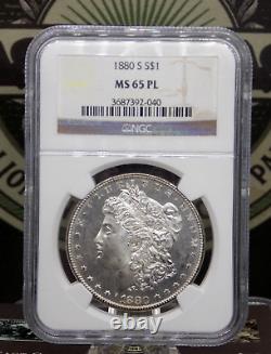 1880 S Morgan SILVER Dollar $1 NGC MS65 PL #040 PROOF LIKE Gem BU Unc ECC&C