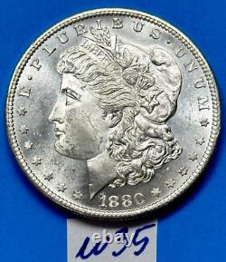 1880 S Morgan Silver Dollar GEM BU UNCIRCULATED Silver Morgan Dollar #W35