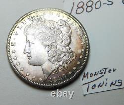 1880 -s Ultra Gem Morgan Dollar Monster Toning Personal Collection