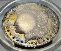 1881-S $1 PCGS MS66 CAC Morgan Silver Dollar Monster Toner Uncirculated Gem BU++