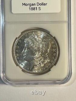 1881 S Morgan Silver Dollar GEM BU Beautiful Coin