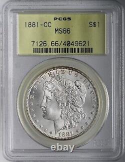 1881-cc $1 Morgan Silver Dollar Gem Mint State Pcgs Ms66 4049621 Ogh Carson City