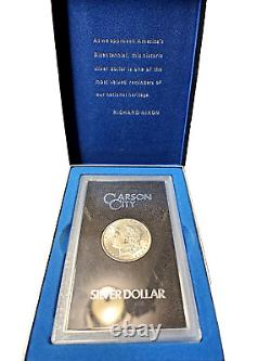 1882-CC GSA Morgan Silver Dollar Gem BU Box withhinge COA Make Offer