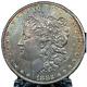1882-p Pl Morgan Silver Dollar Amazing Color Unc Bold Toned Gem Bu. Coin #432