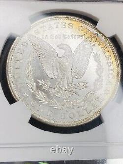 1882 S $1 Morgan Silver Dollar NGC MS66+ PLUS STAR Clean TONED Gem Luster