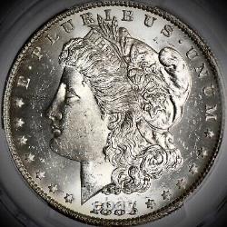 1883-O? VAM 36A Morgan Silver Dollar Partial E Reverse MS63 PCGS Rare Gem