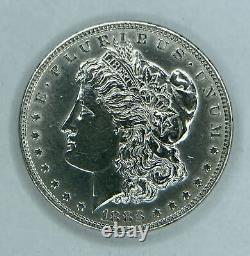 1883 P Morgan Silver Dollar GEM BU Bright White