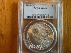 1884 CC PCGS MS65 Gem Morgan Silver Dollar