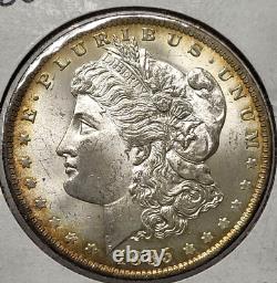 1885 O $1 Morgan Silver Dollar Superb GEM BU Quality with Gorgeous Toning