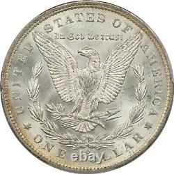 1885-O Morgan Silver Dollar $1, PCGS MS65, Gem Uncirculated, Lightly Toned