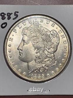 1885-O Morgan Silver Dollar Brilliant Uncirculated Blast White Gem