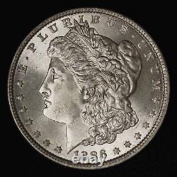 1886 $1 Morgan Silver Dollar GEM Blazing Luster Free Shipping USA
