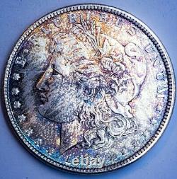 1886 Bu Gem Morgan Silver Dollar Gorgeous Toner 755