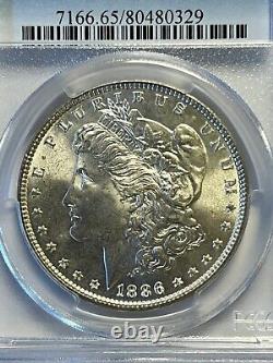 1886 P Morgan Silver Dollar PCGS MS65 GEM BU Uncirculated Lot 1