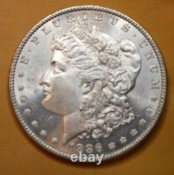1886-p Choice Gem Bu Ms Morgan Silver Dollar Unc Frosty