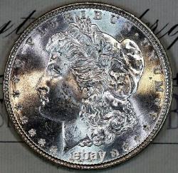 1886-p Solid + Gem Bu Ms Morgan Silver Dollar From Original Collection