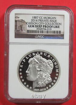 1887-CC MOrgan 2014 Private Issue Carson City Collection NGC Gem Proof (1223092)