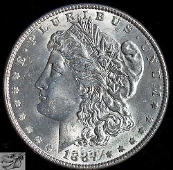 1887 Morgan Silver Dollar, Brilliant Uncirculated+ Condition, Gem, Silver, C6929