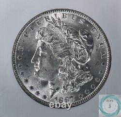 1887 Morgan Silver Dollar NGC MS65 Gem Blast White Keeper