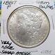 1887-p Morgan Silver Dollar Gem Bu/ms, Nice+, White, Sharp Strike C555