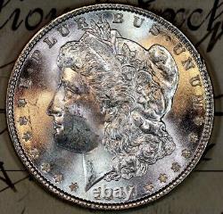 1887-p Superb+ Gem Bu Ms Morgan Silver Dollar From Original Collection