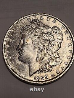 1889 Morgan Silver Dollar Gem Brilliant Uncirculated