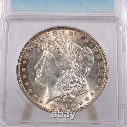 1889 Morgan Silver Dollar ICG MS65 1 Individual Gem Grade Uncirculated Coin