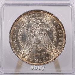 1889 Morgan Silver Dollar ICG MS65 1 Individual Gem Grade Uncirculated Coin