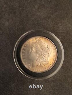 1890 S Bu Gem Morgan Silver Dollar Unc Ms++ Genuine U. S. Mint Rare Coin