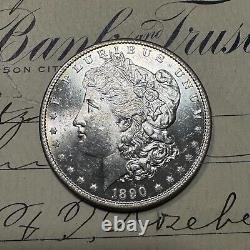 1890 S GEM BU Morgan Silver Dollar MS? 1 Choice Mint UNC From Roll Estate Lot