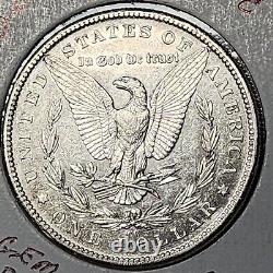 1890-cc Morgan Silver Dollar Bright Fields Blast White Gem Bu #7081323-400w