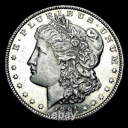 1891 Morgan Dollar Silver - Gem BU+ PL Coin - #616X