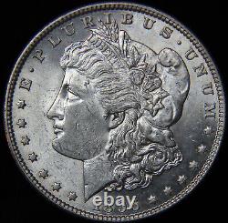 1896 Choice-gem Bu Ms Morgan Silver Dollar