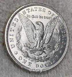 1896 Morgan Silver Dollar BU Coin $1 Gem Near Perfect & Frosty Blast White