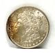 1896-p Morgan Silver Dollar- Superb Gem Brilliant Uncirculated Toning Pl