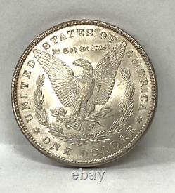 1896-P Morgan Silver Dollar- SUPERB GEM BRILLIANT UNCIRCULATED TONING PL