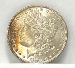 1896-P Morgan Silver Dollar- SUPERB GEM BRILLIANT UNCIRCULATED TONING PL
