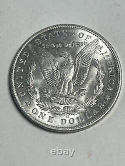 1904-O Morgan Silver Dollar Silver Coin, White Gem BU++ Tougher Date Awesome