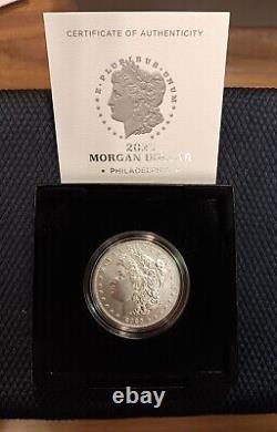 2024 P Morgan Silver Dollar New. 999 US Mint Gem BU withBox & COA Presale