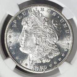 GEM BU 1880-S Morgan Silver Dollar NGC MS65 Beautiful Blazer! See Video RCBR