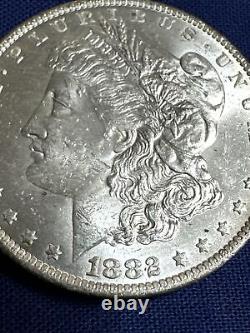 Gem 1882 O BU Morgan Silver Dollar Great Eye Appeal and Detail See Photos #M487