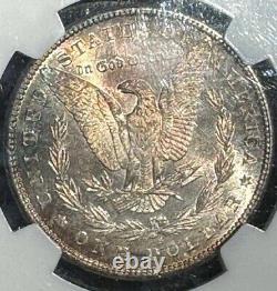 Toned 1881-S Morgan Silver Dollar MS 65 NGC, Gem, Toned On Both sides
