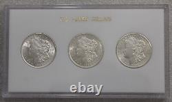 Vintage 1921 PDS $1 Morgan Silver Dollar Set Of Coins CH/Gem BU